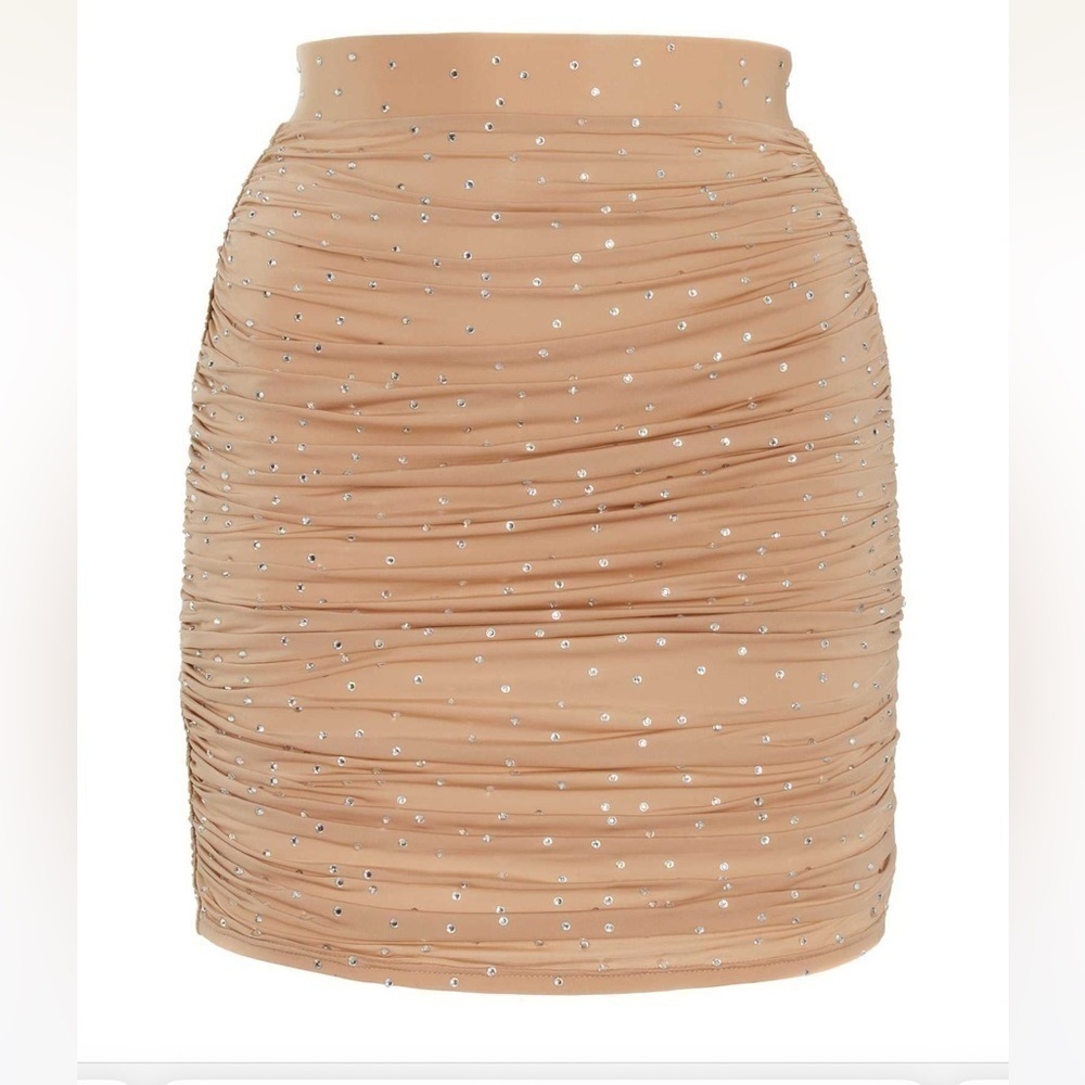 Alex Perry Benson Ruched Mini Skirt
